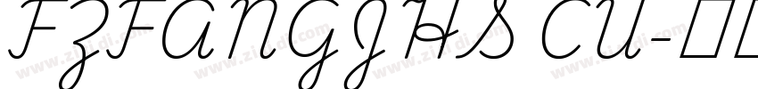 FZFANGJHS CU字体转换